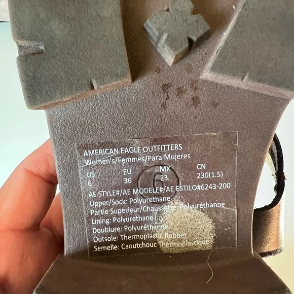 American Eagle Outfitters Black Sandals - Picture 3 of 6